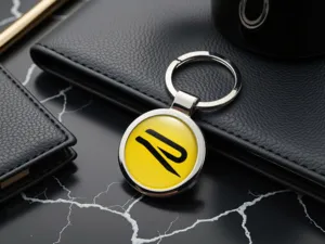 VW Porte-clés Personnalisés Brillants Métal Chic